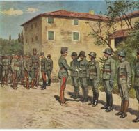 Kaiser Karl in Cinto Carmaggiore am 4 Mai 1918